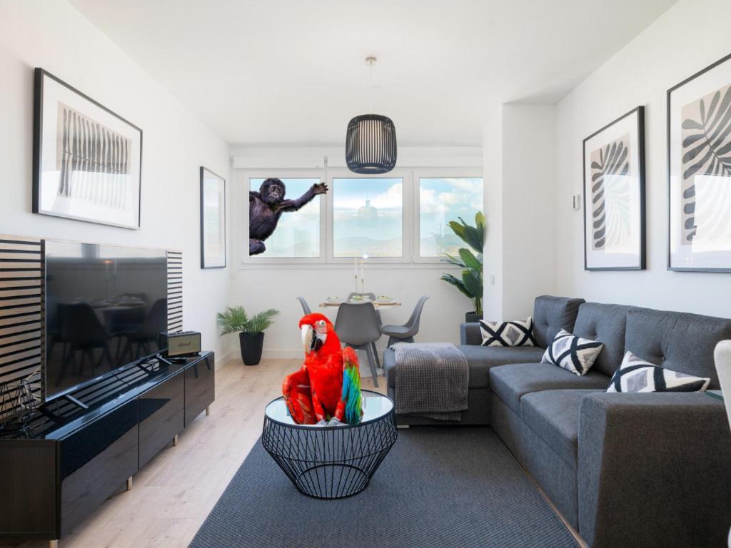 Apartamento Xpce Urban 4 Malaga Skyline - Free Parking Exterior foto